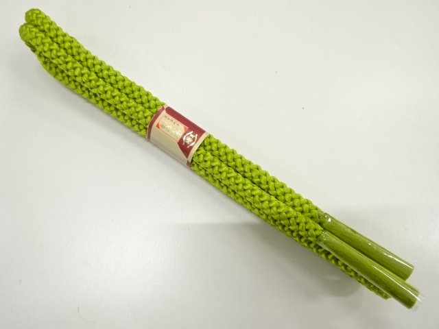 JAPANESE KIMONO / UNUSED HAND-TIED OBIJIME